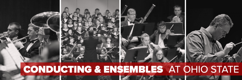 Conducting and Ensembles photo collage