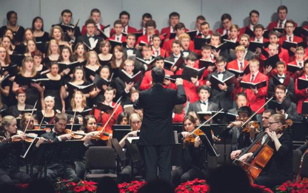 Celebration choirs and orchestra with Robert J. Ward, conductor